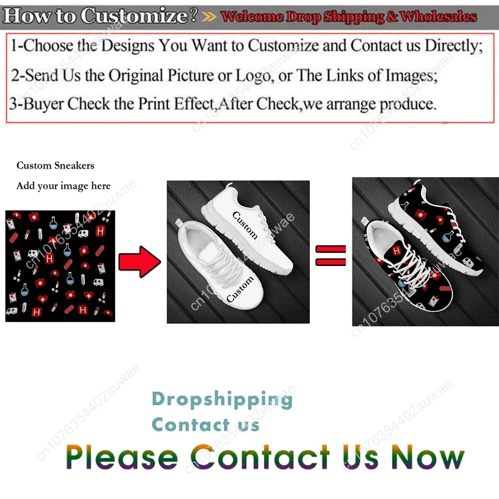 Nuove scarpe da infermiera per donna Heart Beat Brand Design BreathLadies Sneakers Flats Zapatos Mujer 46 Size Dropshipping