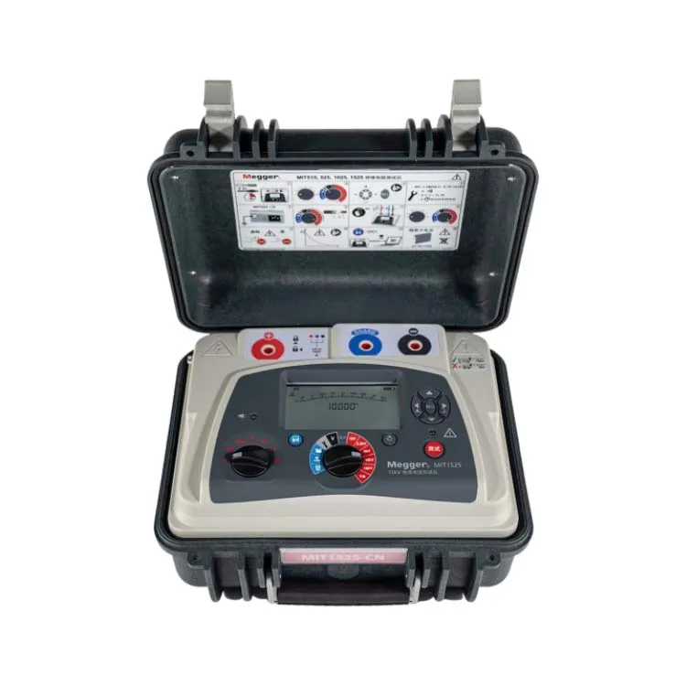 أجهزة اختبار العزل MIT1025 10kV معدات قياس الطاقة المحمولة PI/DRA/DD/SV/اختبار المنحدر