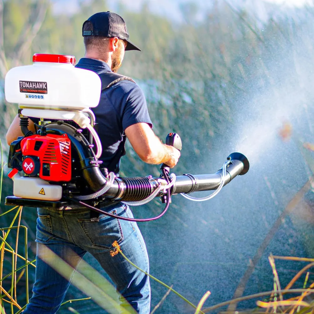 Turbo Boosted Backpack Fogger Leaf Blower ULV Sprayer Machine for Garden Spraying with Gas Powered Engine