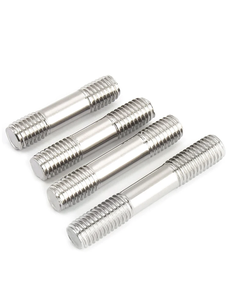 Double End Thread Rod Headless Stick Dual Head Threaded Bar Stud Bolt 304 Stainless Steel