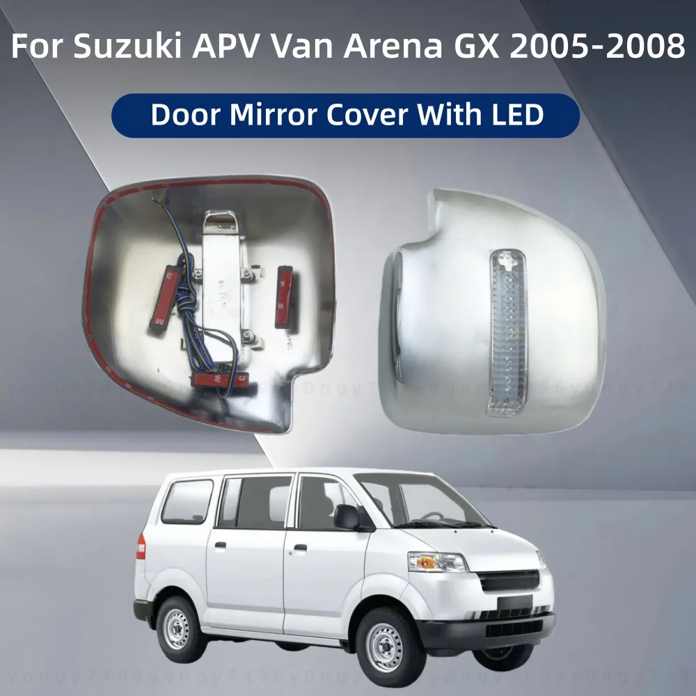 

Car Upgrade Chrome Rearview Accessories Plated Trim For Suzuki APV Van Arena GX 2005 2006 2007 2008 Door Mirror Cover Trim