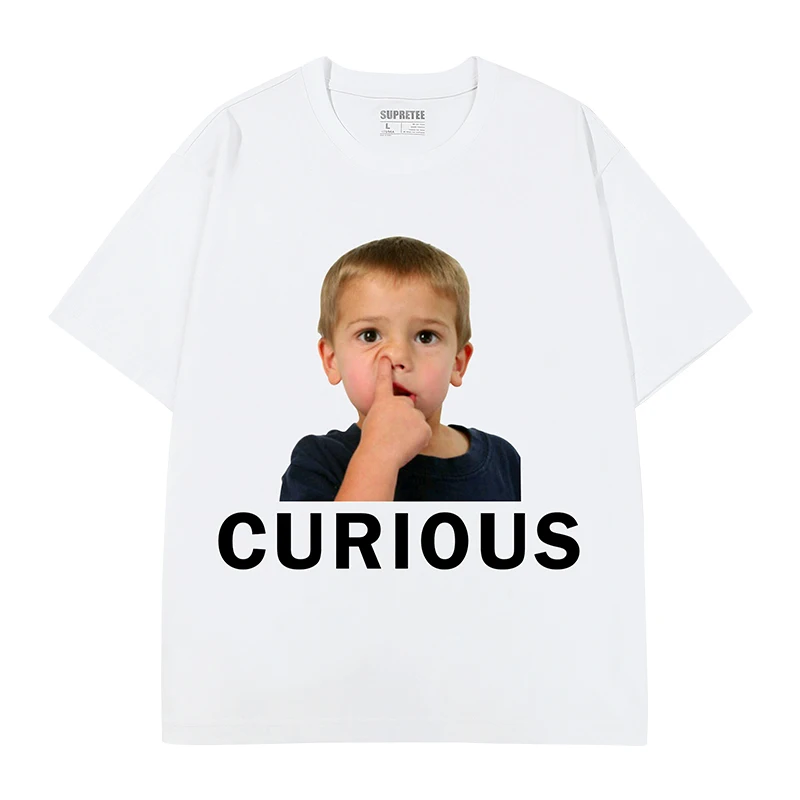 مضحك الصبي طباعة قصيرة الأكمام شارع العليا تي شيرت الرجال والنساء نفس نصف كم زوجين الملابس 2026 الصيف يجب ارتداء