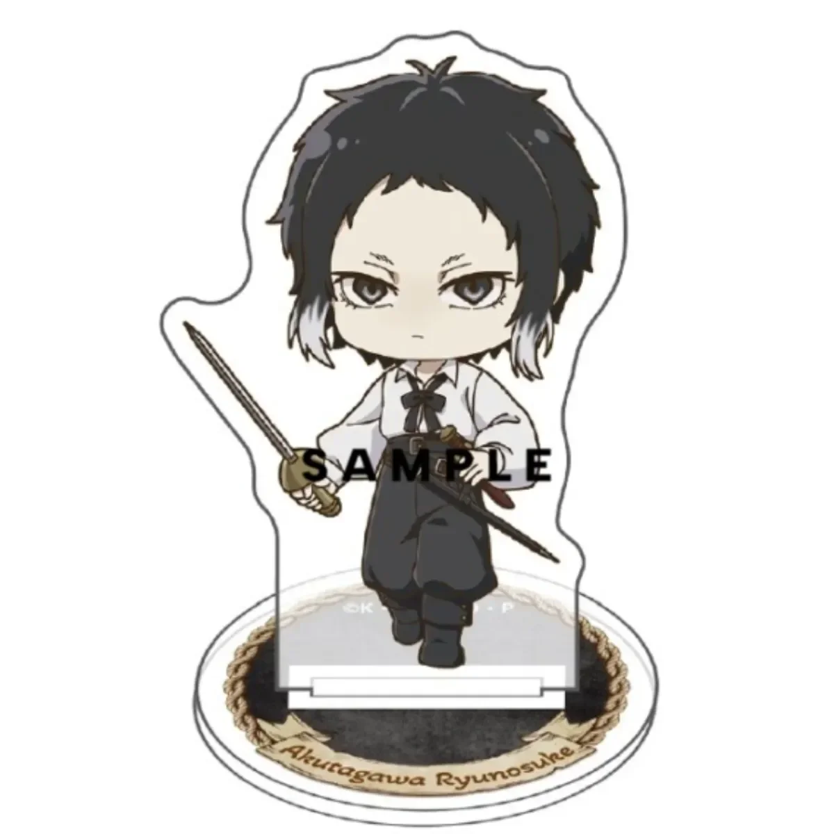 Bungo cães vadios acrílico suporte figura edogawa rampo ryunosuke akutagawa anime periférico bonito delicado pirata modelagem ornamento