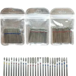 50 Pieces Electric Nail Drill Cuticle Cleaning Drill Bit Set Milling Cutter for Nail Art Electric Bits Accessories Exfoliating