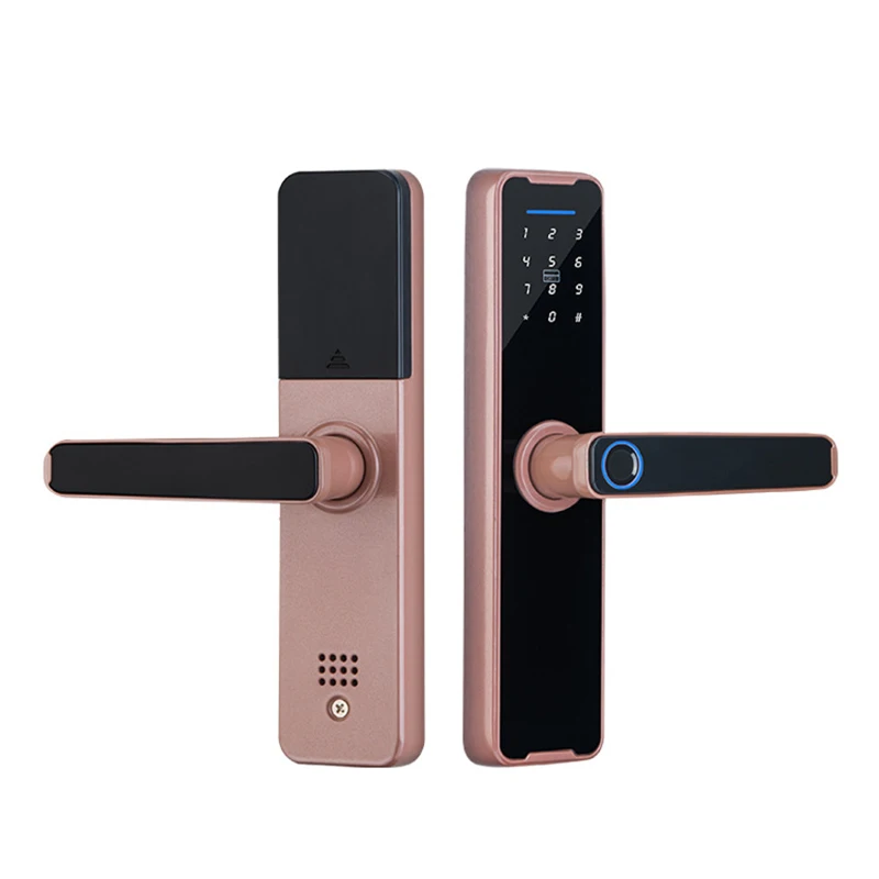 TTLock APP Remote Control Smart Fingerprint Card Password Code Lock With Key 5050 Lock Mortise