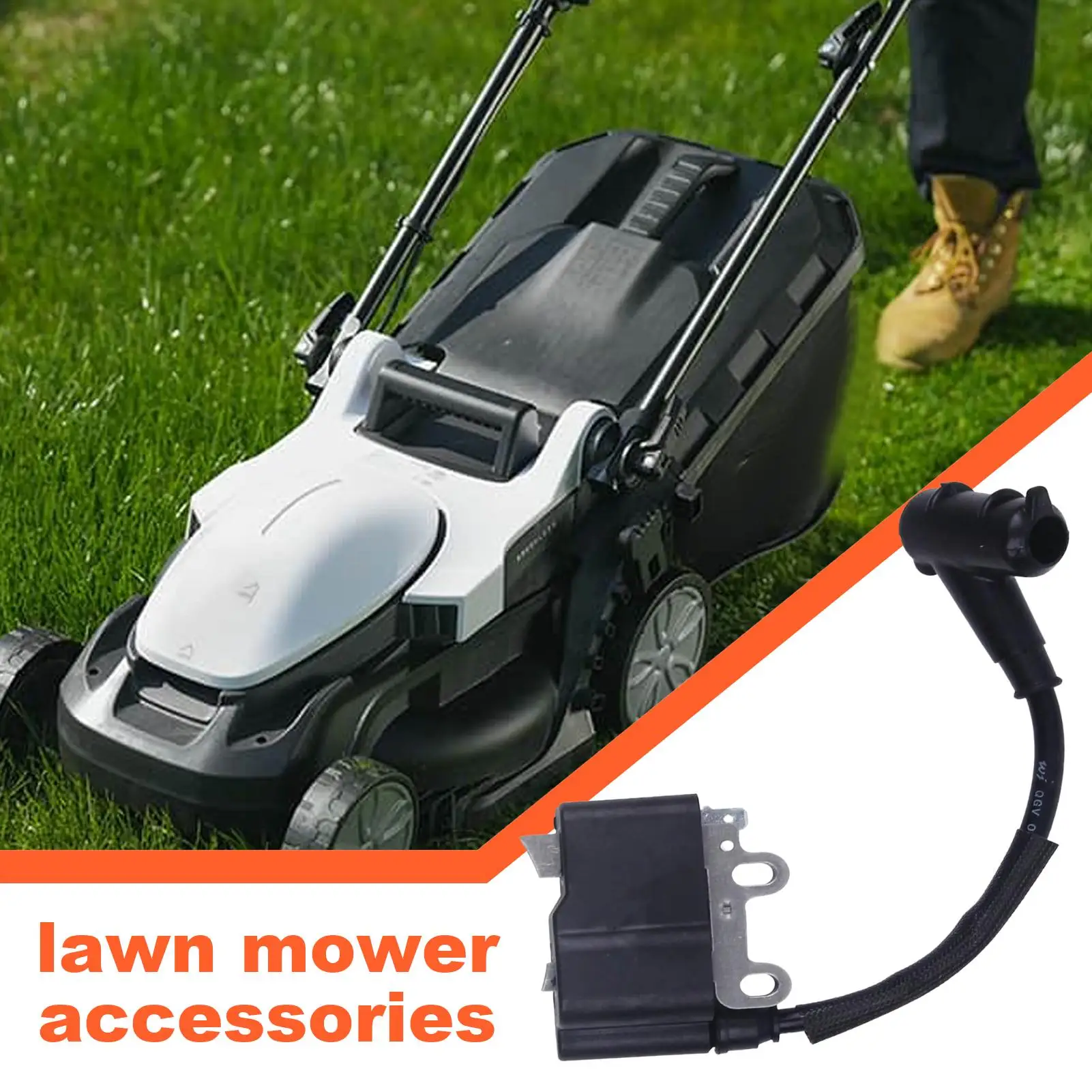 Bobina de encendido de alto rendimiento para cortacésped, piezas de repuesto de motor, accesorios de reparación de mantenimiento de equipos de jardín al aire libre