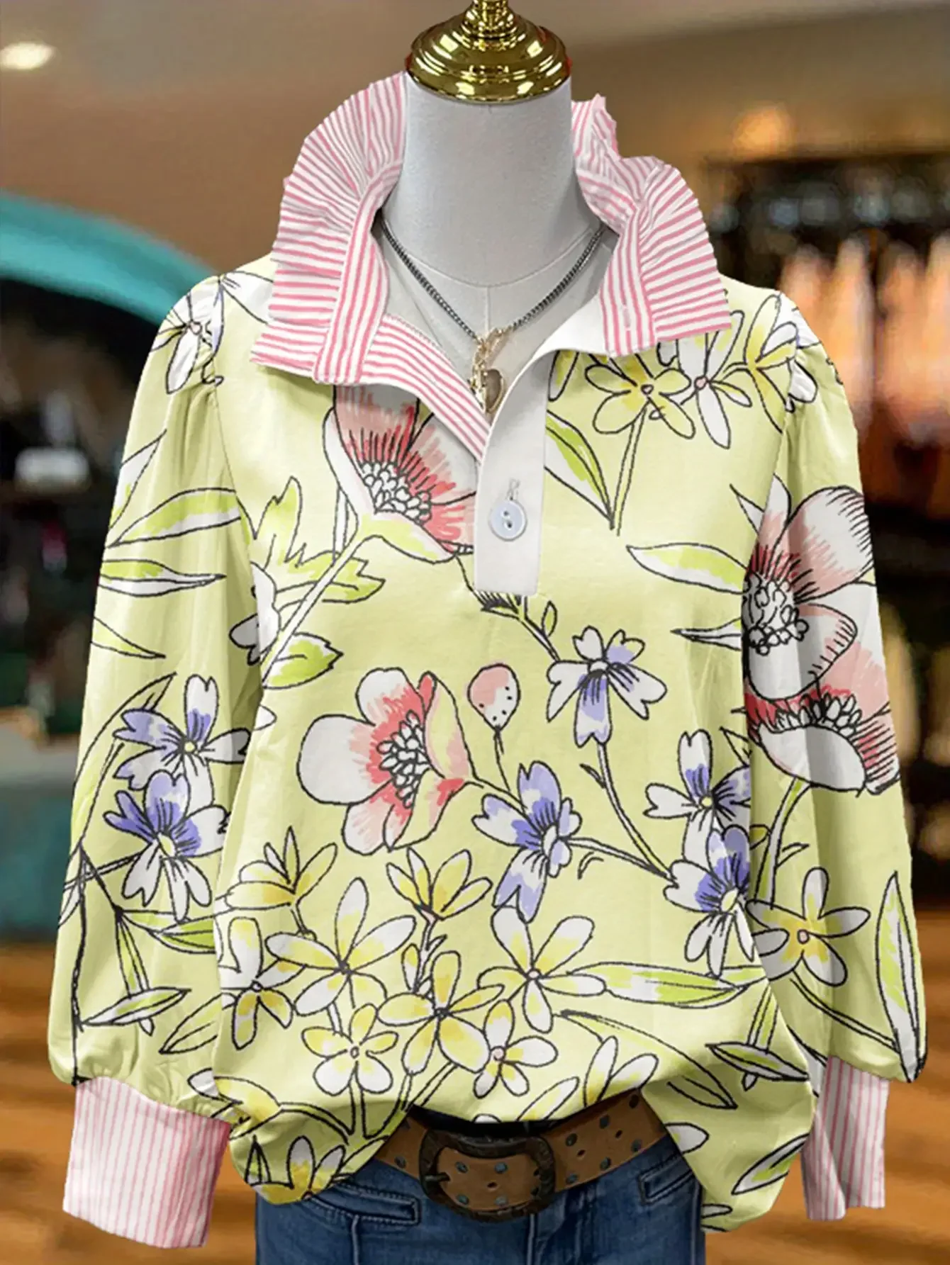 2026 Women's new casual jeans with a variety of colorful western prints, Suitable for Christmas party costumes and daily outfits