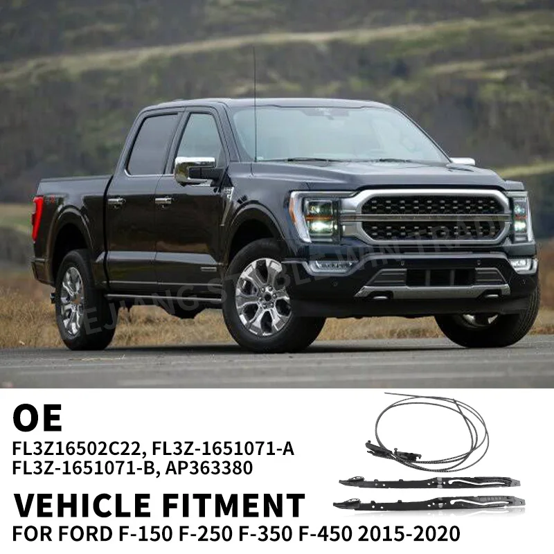 Sunroof Glass Cables for Ford F150 2015-2020,for Ford F250/F350/F450 2017-2019 FL3Z16502C22,FL3Z1651071A, FL3Z1651071B, AP363380