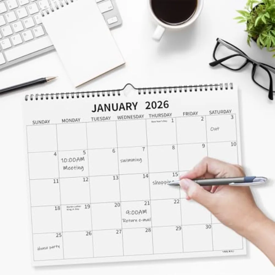 تقويم الحائط 20252026 تقويم 16 شهرًا من سبتمبر 2025 إلى ديسمبر 2026 14 بوصة × 11 بوصة تقويم معلق لخطة المدرسة والمكتب المنزلي #4