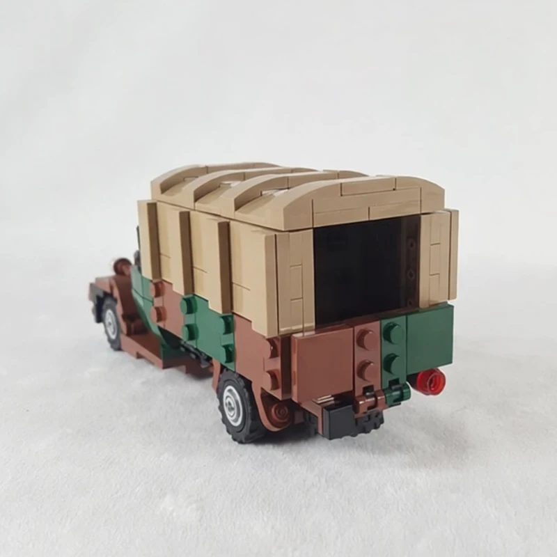 328-teiliges Panzerfahrzeug-Bausatz Citroën U23 MOC Anpassbares Modulares Baustein-Modell Lehrreiches DIY Urlaubsgeschenk