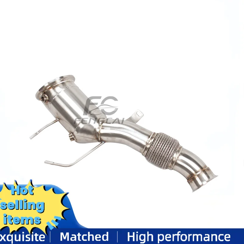 High Flow Stainless Steel Downpipe Exhaust Pipes for BMW X5 X6 X7 XM 3.0T 2024+ Exhaust System Perfect Retrofit Upgrade