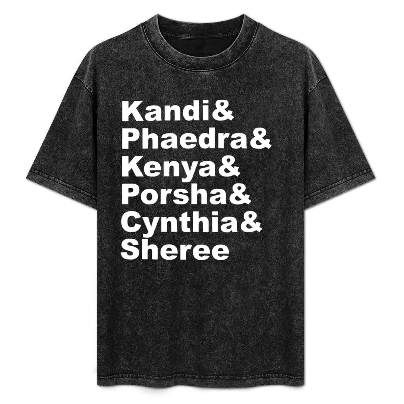 

Real Housewives of Atlanta &&& T-Shirt Plus Size Loose Short Sleeve Top