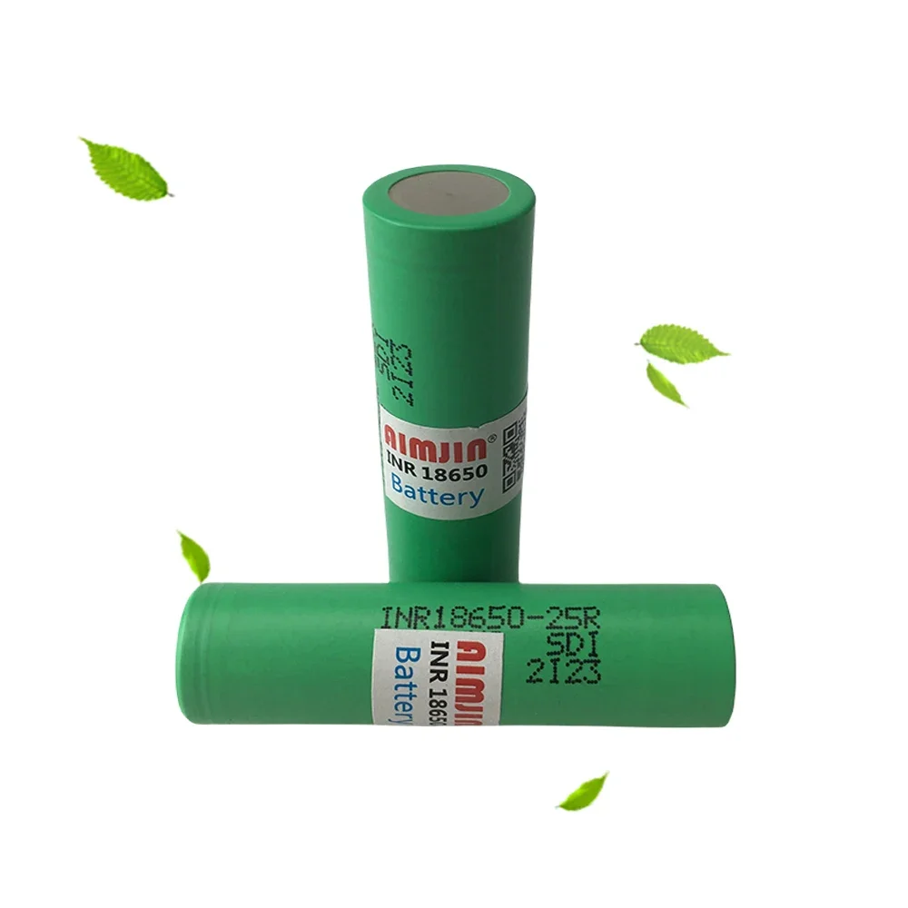 18650 25R 3.7V 2500mAh  Rechargeable Battery With USB Charger, Suitable For Our 18650 Toys, Tools, Flashlight Batteries, Etc