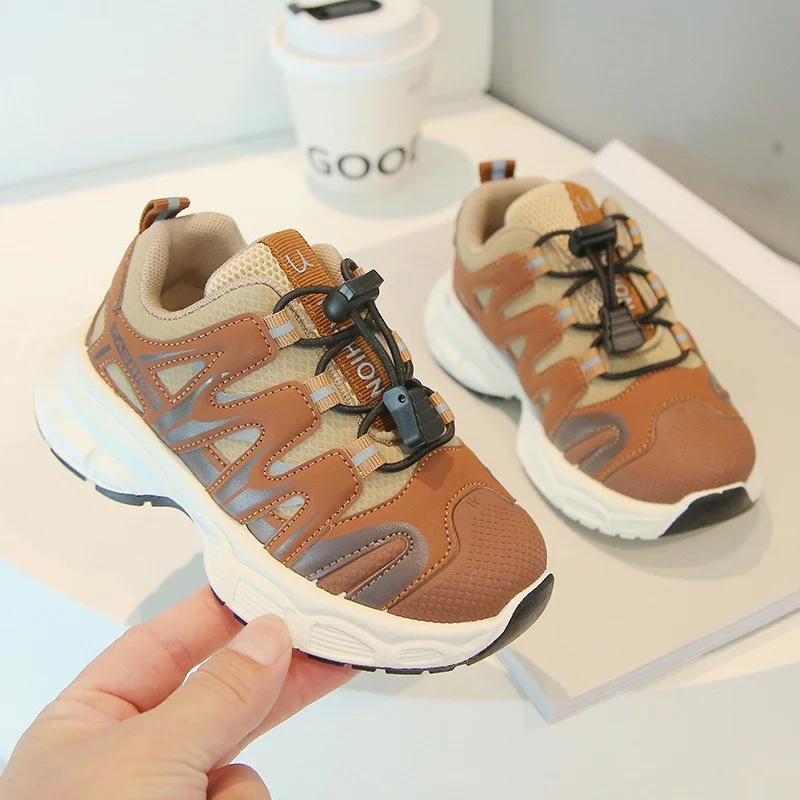 

Spring Autumn Kids Sneakers New Lightweight Soft Sole Breathable Mesh Boys Girls Casual Running Shoes Toddler Sport Trainers