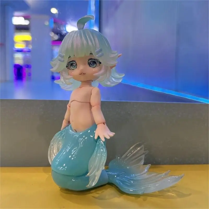 Mermaid Chu Chu Bjd Blind Box 1/12 Bjd Dolls Action Figure Mermaid Joint Movable Mysterious Box Surprise Toys Girl Birthday Gift