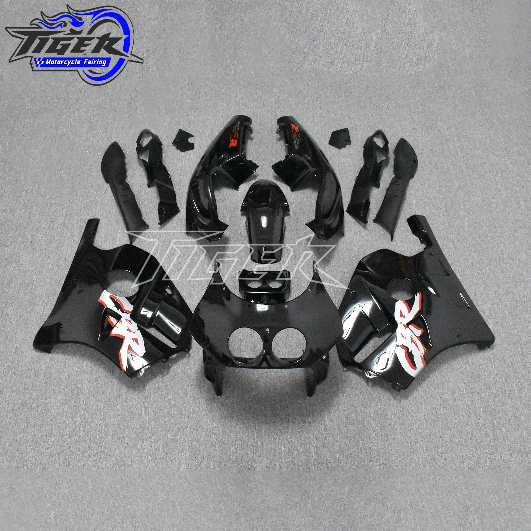 

Fairing For Honda CBR 250 RR 1990 - 1994 MC22 Black Full Body Kits for Honda Cbr250rr 1991 Fairing Kits CBR250 RR 1990