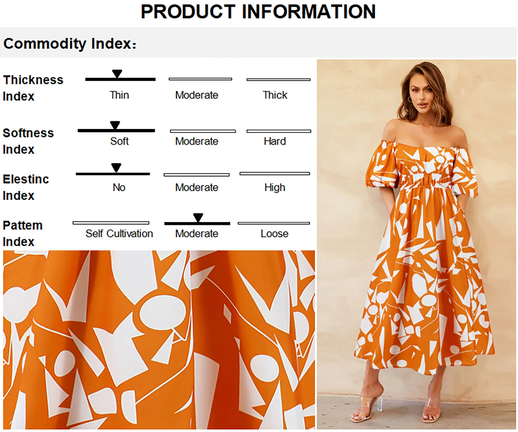 Sexy um pescoço bolha manga impressa saia, saia casual e elegante com uma grande exibição de vestido glamouroso