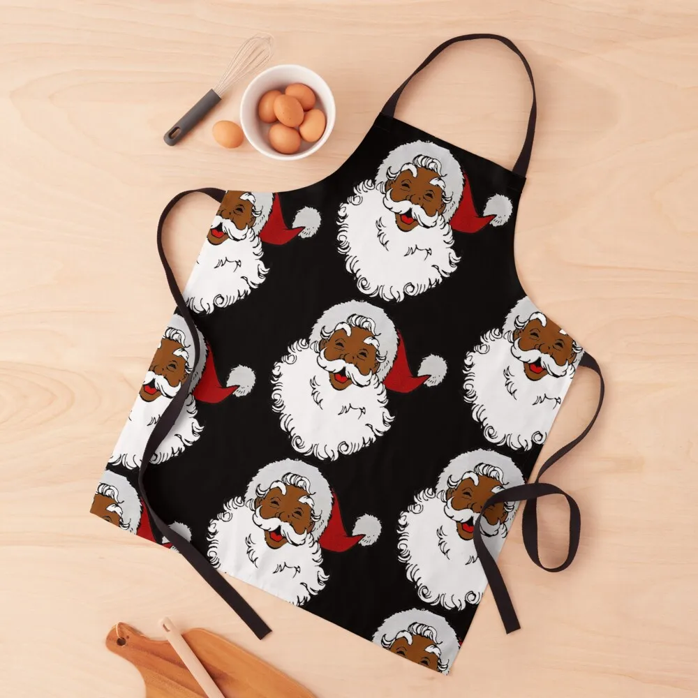 

african black santa claus christmas Apron apron ladies kitchen and home items women's household apron