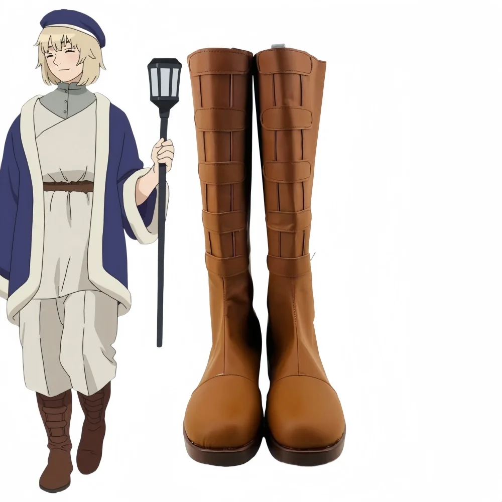 

Falin Touden Boots Cosplay Anime Delicious in Dungeon Shoes Falingon Halloween Carnival Party Props Accessories Anime Fans Gift