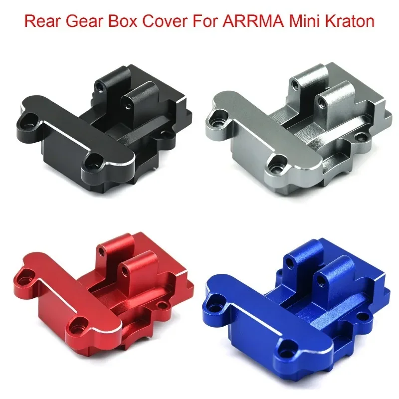 Aluminum Rear Gearbox covers For ARRMA 1/16 Mini Kraton 3S RC Car Upgrades Parts