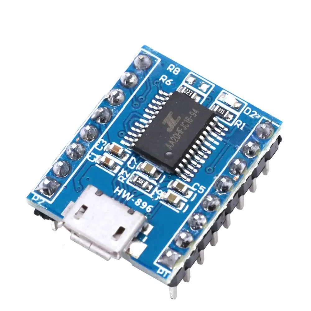 JQ6500 16Mbit Voice Sound Module USB Replace One to Five Way TTL UART  MP3 Voice Standard 16M