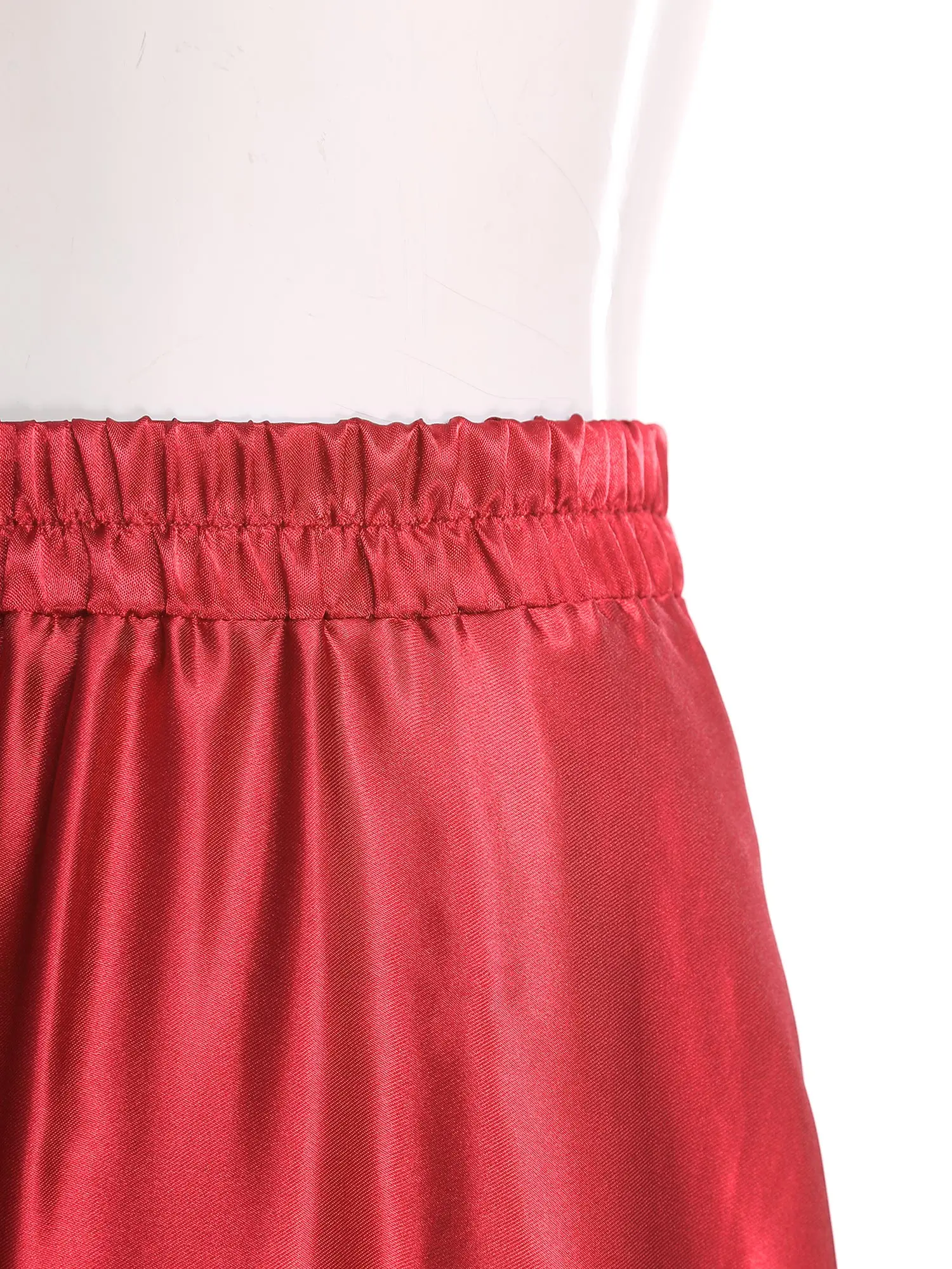 Gypsy Woman Spanish Flamenco Skirt Satin Silk Big Swing Carnival Party Ballroom Bullfight Belly Dance Stage Performance Costume