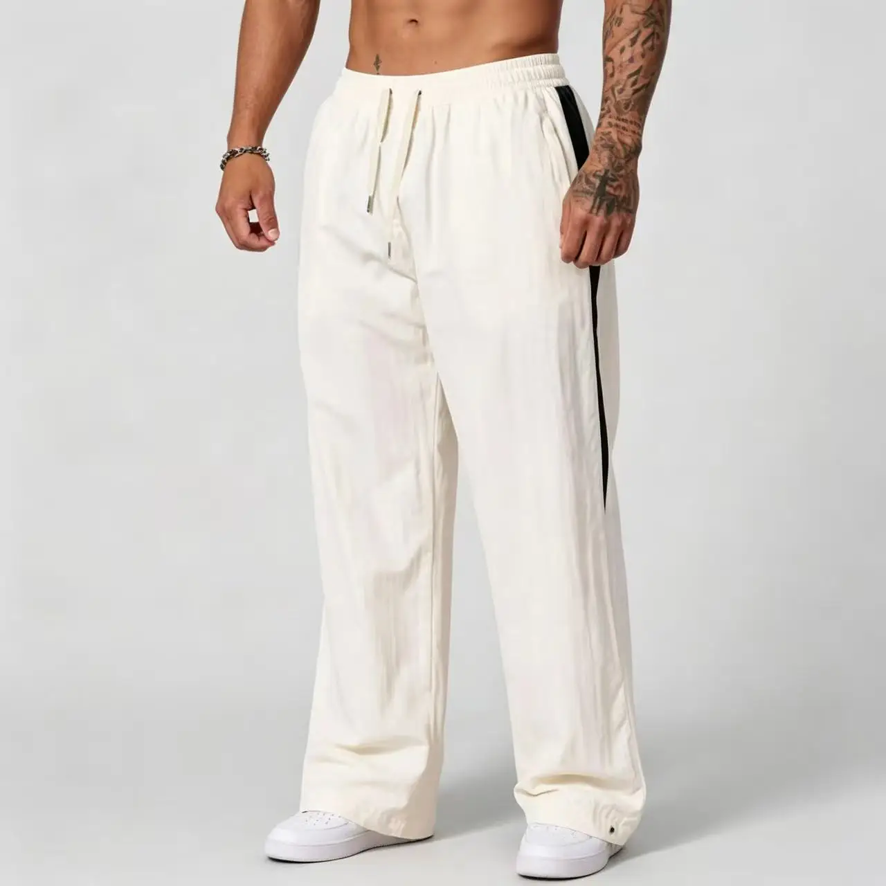 

Hot Sale 2026 Men's Cotton Linen Pants, Deconstructed Elastic Waist, Loose Breathable Lightweight Casual Trousers