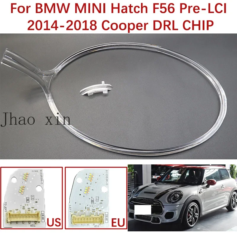 For BMW MINI Hatch F56 Pre-LCI 2014-2018 Cooper Angel Eye Circuit Board White Light Ballast Car Daytime Light DRL CHIP Lamp Tube