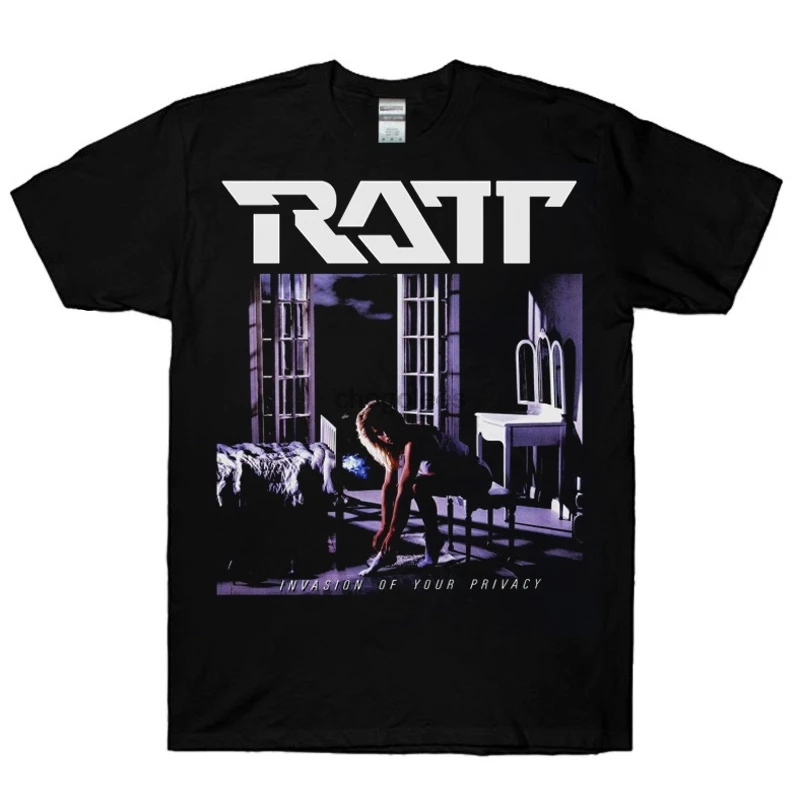 Ratt Band Shirt Ratt Invasion Of Your Privacy Detonator Logo T-Shirt