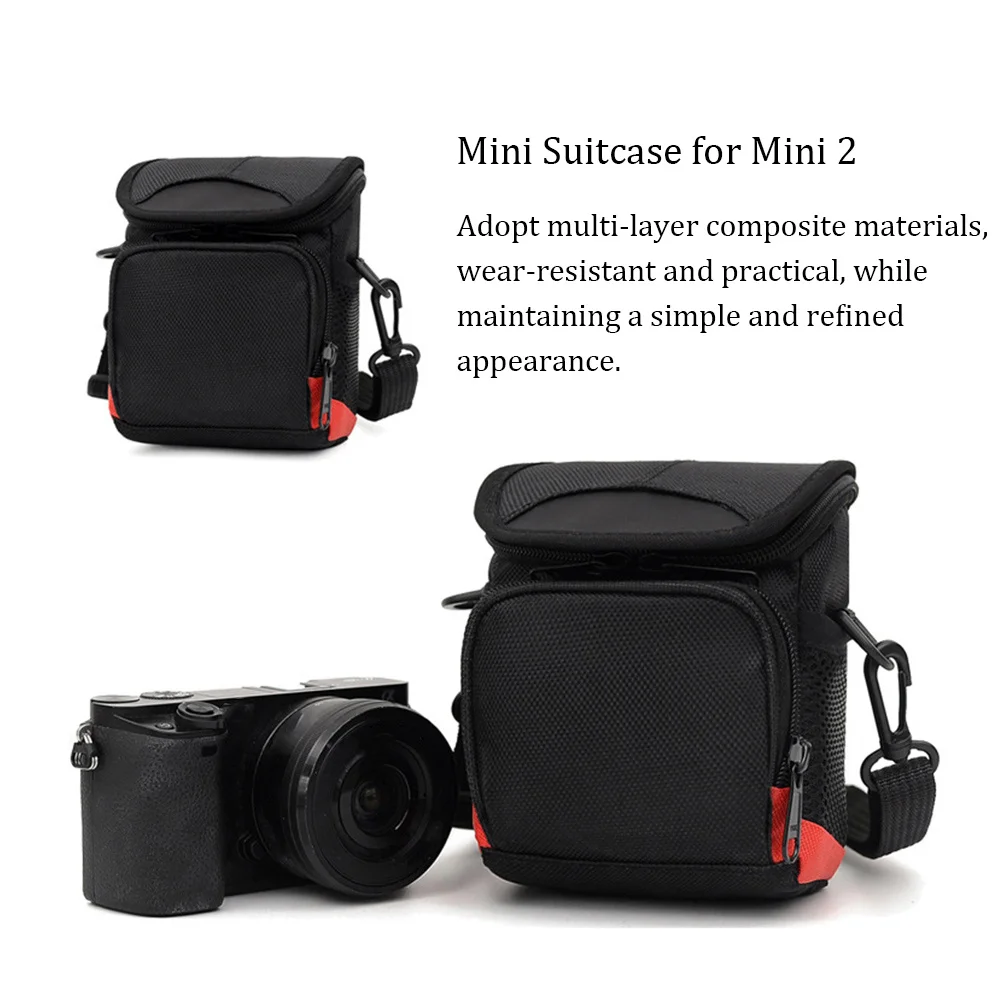 حقيبة كاميرا متعددة الاستخدامات مع حزام كتف متقاطع، حل تخزين كاميرا محمول للكاميرات الرقمية المدمجة بدون مرآة