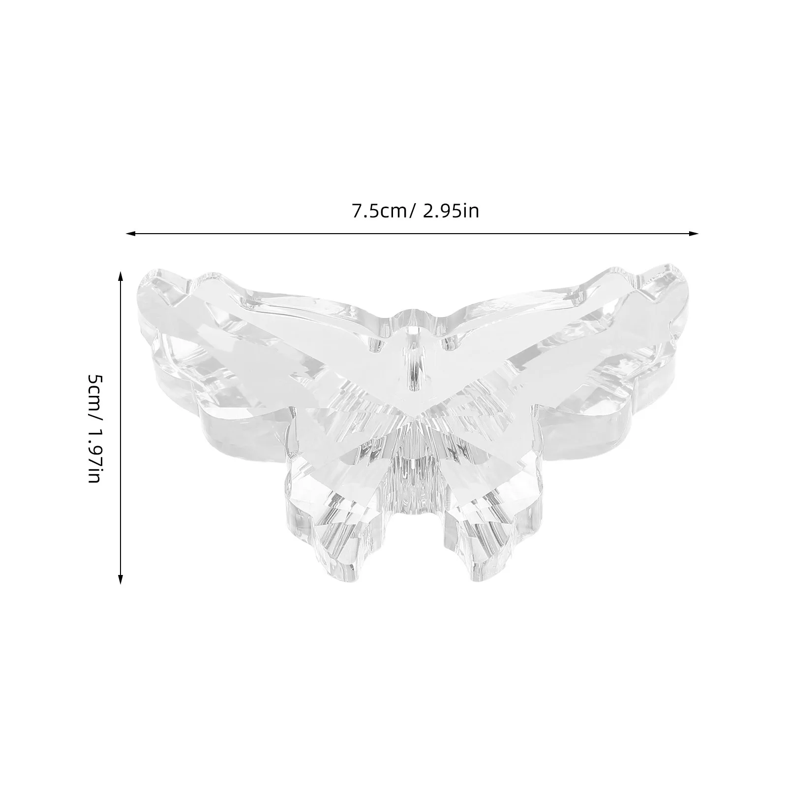 화려한 크리스탈 나비 썬캐쳐 걸이 장식 창문 정원 파티오 펜던트 야외 걸이 유리 나비 장식품