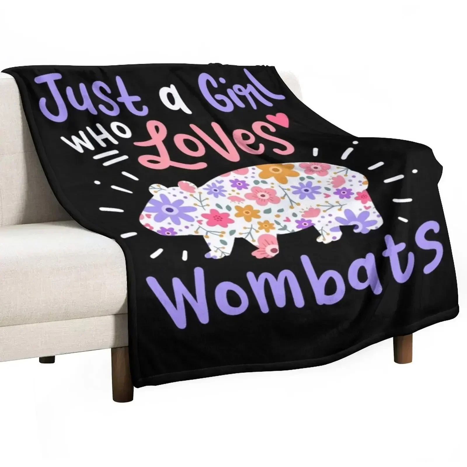 

Wombat Australian Australia Wombat Lover Throw Blanket blankets and throws warm winter Blankets