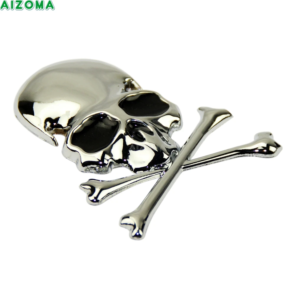 

Декоративные наклейки для мотоцикла Harley Chopper Bobber, на заказ Honda BMW Suzuki, скелет, багажник автомобиля, задняя дверь, флаг, наклейка с черепом