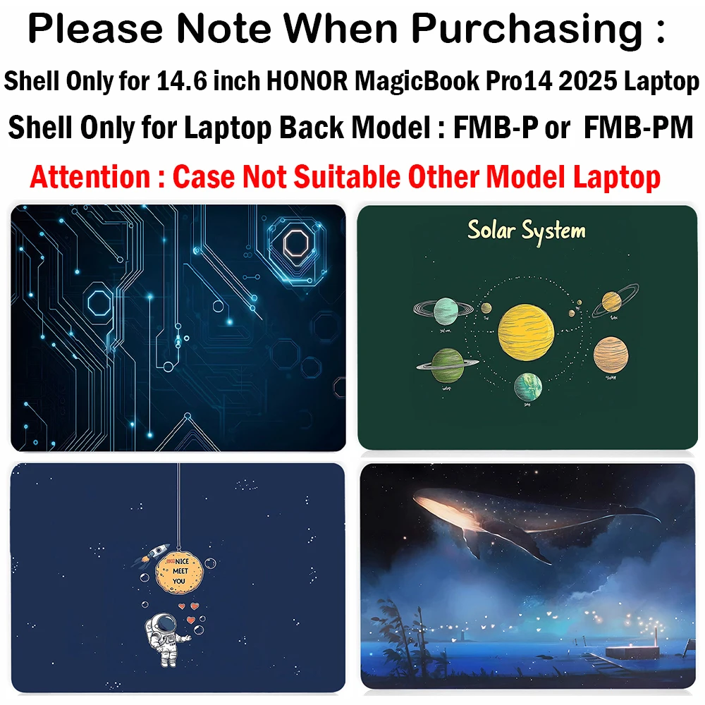 

FMB-P Laptop Case For HONOR MagicBook Pro 14 14.6 inch 2025 NEW Case For honor pro14 FMB-PM 2025 NoteBook Protective Shell