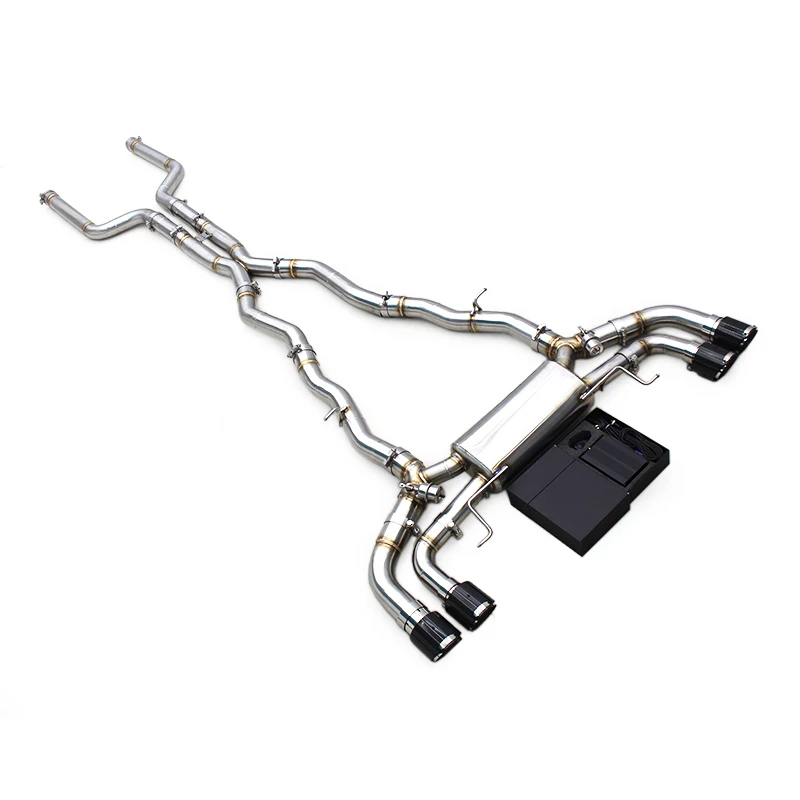 

SUS304 Exhaust Pipe System For BMW M8 COUPE F91 4.4T 2019-2024 Two Door Car Race Exhaust System With Valve Control System