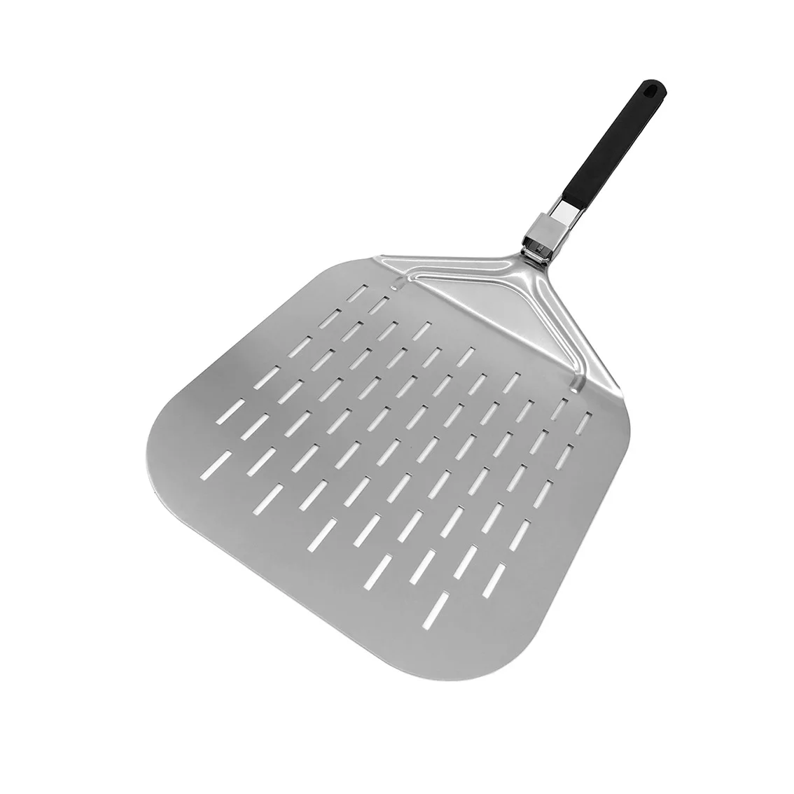 Stainless Steel Folding Pizza Shovel Detachable Handle Pizza Oven Transfer Tool Foldable Pizza Peel