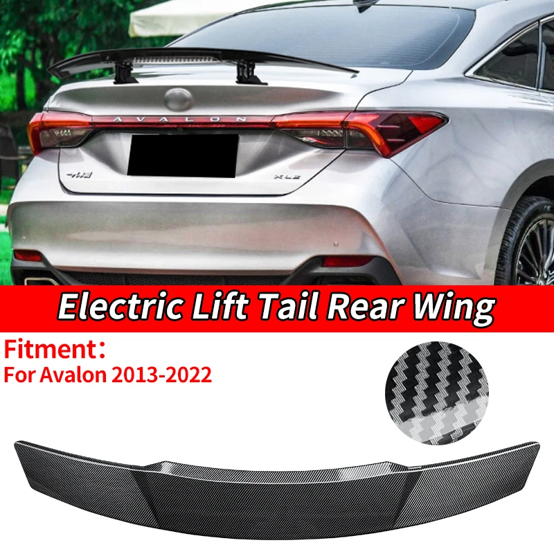 Car Universal Electric Rear Spoiler Wing Trunk Tail Remote Control Modification Accessorie For Toyota Asian Dragon 2013-2022