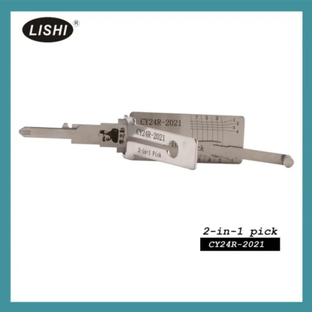 

LISHI CY24R-2021 Flat Milling Tool 2-in-1 Decoder and Pick for Jeep Grand Cherokee 2021+