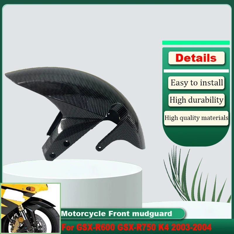 

Подходит для Suzuki GSX-R600, GSX-R750, GSXR600, GSXR750, K4 2003 2004, передние крылья мотоцикла, брызговики, передние обтекатели