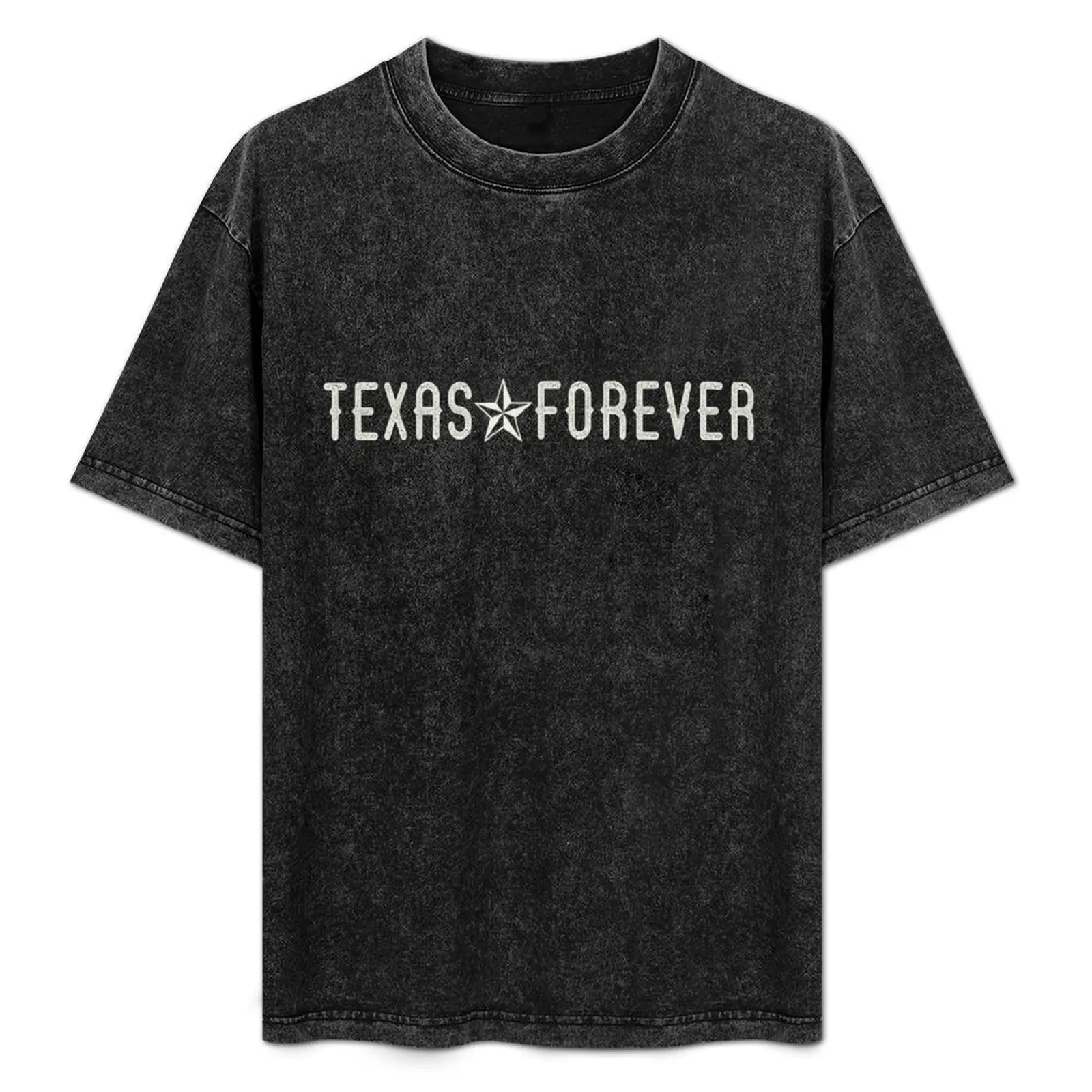 Texas Forever with Lonestar T-Shirt anime figures sublime mens cotton t shirts