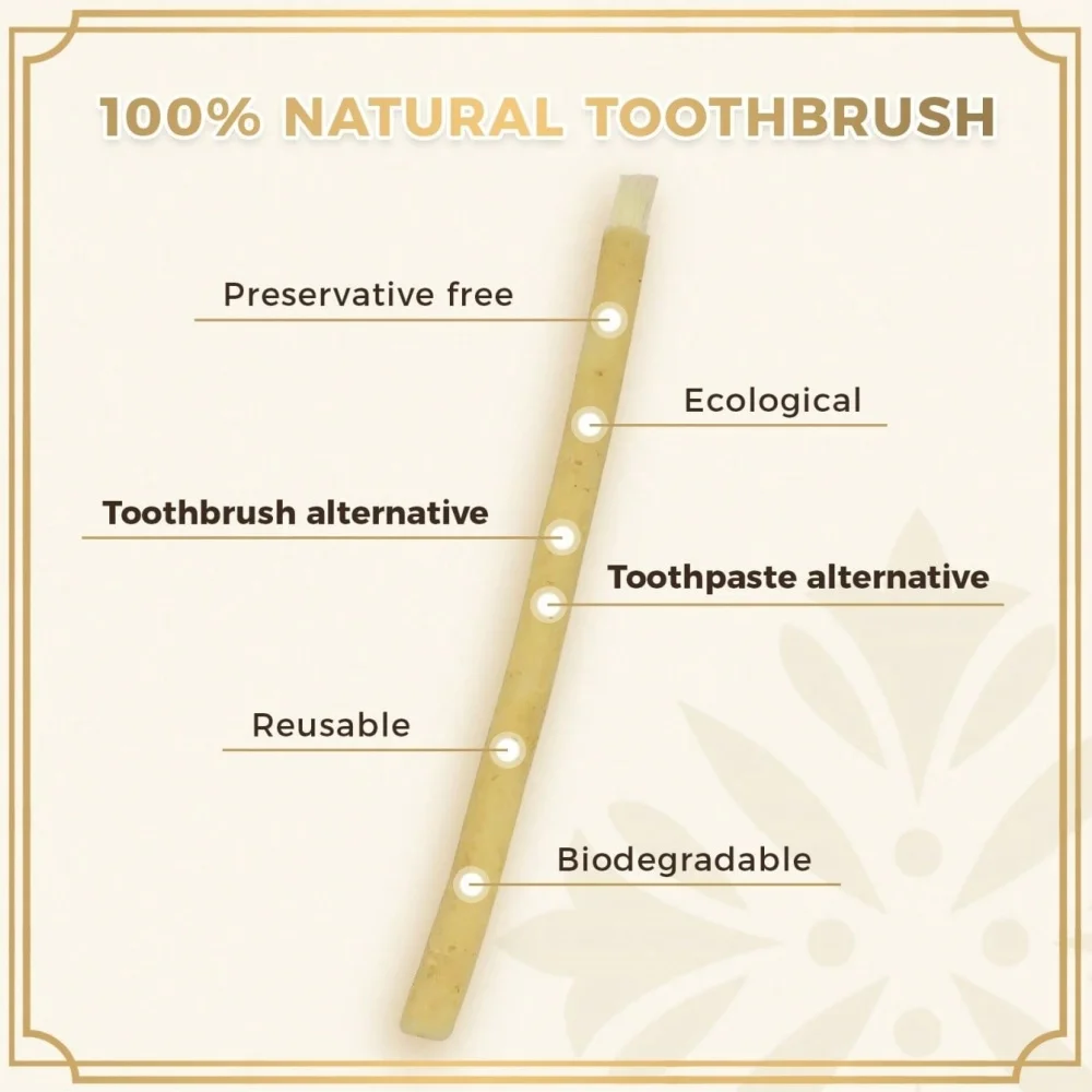 FREEGRIN 16er-Pack Natürliche Miswak-Stäbchen-Set mit Schneidwerkzeug, Tragbare Siwak Traditionelle Zahnbürste, Kaustäbchen für Zahnpflege, Bestseller – Detail 5