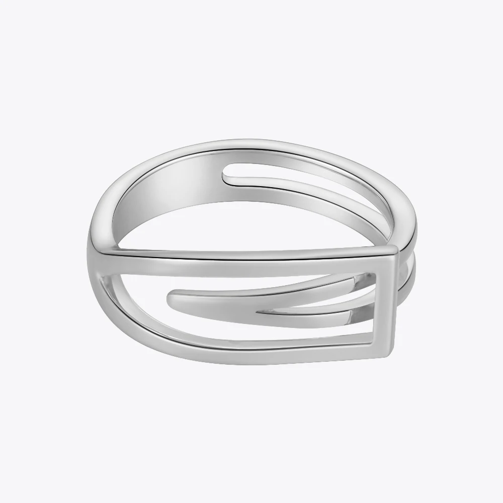 ENFASHION Geometric Rings For Women 18K Gold Color Ring Anillos Mujer Fashion Jewelry 2022 Wholesale Christmas Halloween 224178 image 6