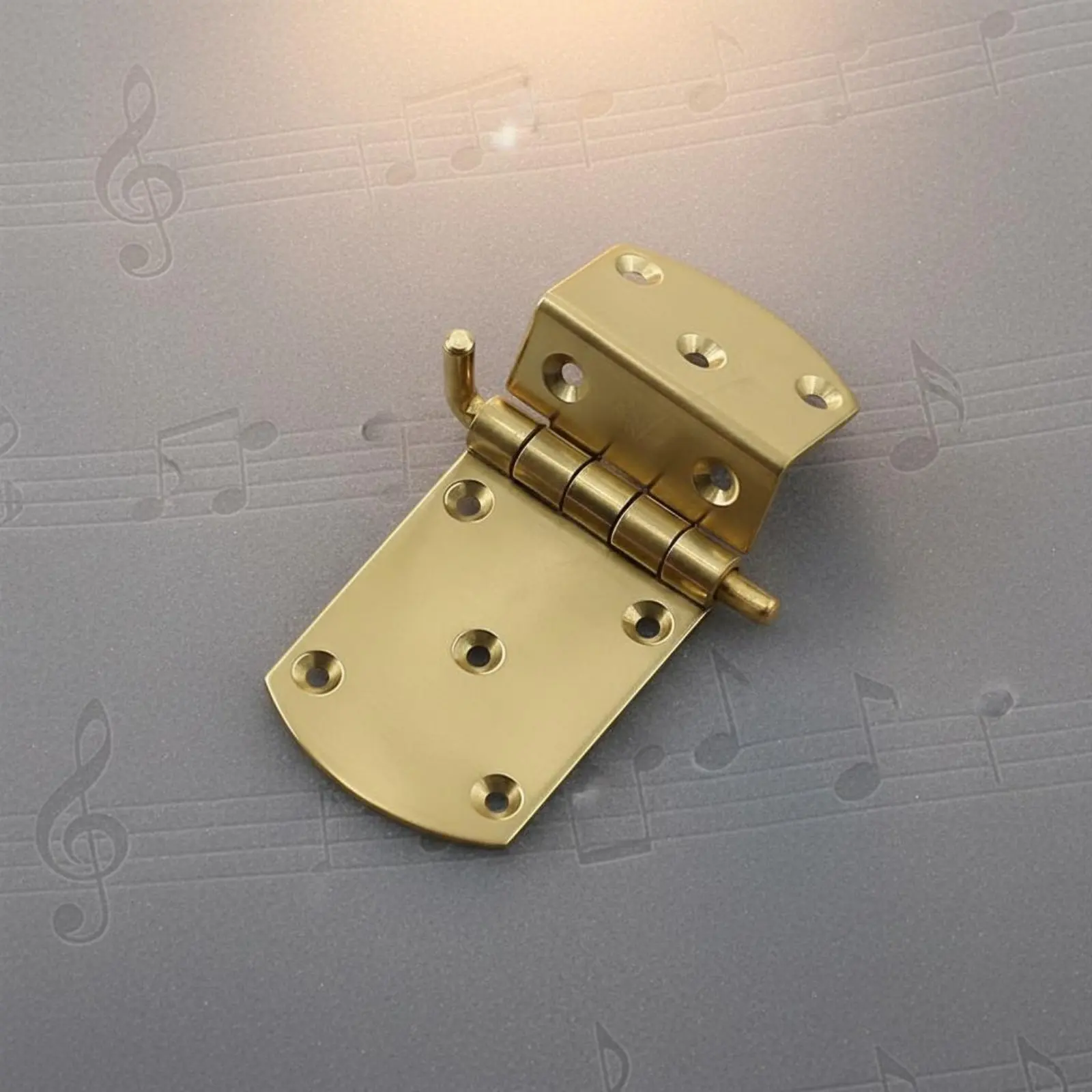 Grand Piano Lid Hinge Long-Lasting Metal Construction Musical Instrument Hardware
