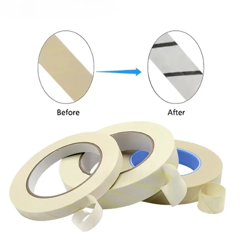 50m/Roll Dental Sterilization Indicator Tape Medical Autoclave Cards Steam Indicator Tape Dentistry Cleaning Lab Materi - view 2