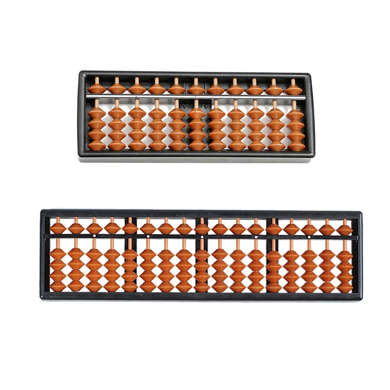 Plástico Ábaco Aritmética Ábaco, Crianças Abacus Cálculo Ferramenta, 17 dígitos e Abacus Toy, 11 dígitos, Kid School Learning Math