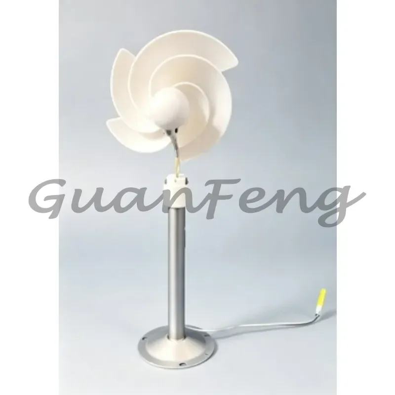 High Efficiency Mini Horizontal Spiral Wind Turbine, 3 Phase Permanent Magnet Brushless DC Output Wind Power Generator