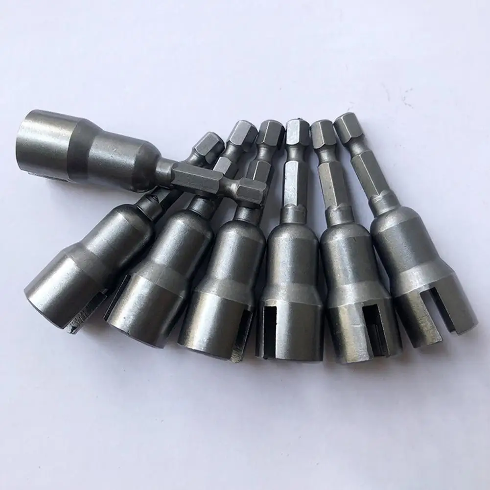 Power Wing Nut Driver Set,Slot Nuts Drill Bit Socket Wrenches Tools Set,1/4 Hex Shank Drills Bits For Panel Screws Eye Hook Bolt