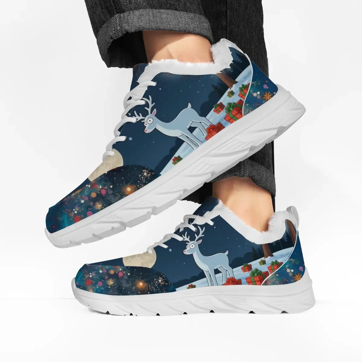 أحذية رياضية خفيفة الوزن غير قابلة للانزلاق لعيد الميلاد للرجال للتدريب على المشي أحذية رياضية كاجوال أحذية رياضية متينة أحذية رياضية مريحة للرجال #2