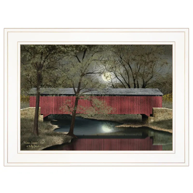 

Warm Summer's Eve by Billy Jacobs, Ready to Hang Framed Print, White Frame