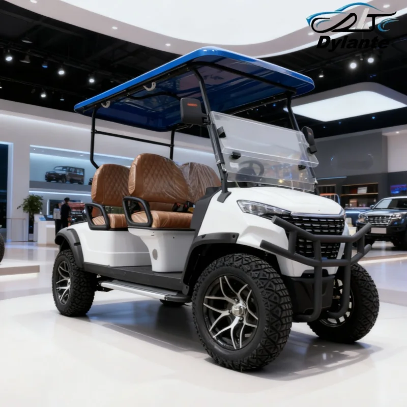 Fournisseur digne de confiance batterie au Lithium 72V 2 4 6 8 places Club voiture chariot de Golf électrique vente en gros et au détail chariots de Golf électriques